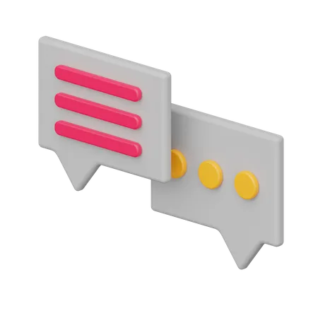 Bater papo  3D Icon