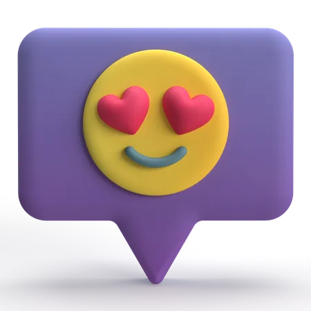 Amor bate-papo  3D Icon