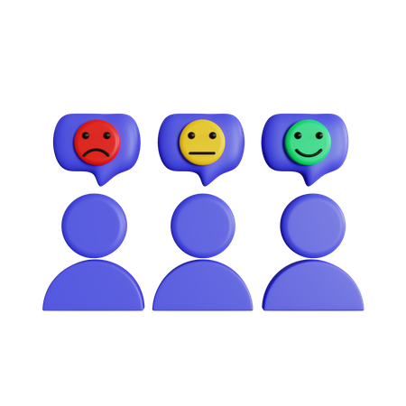 Bate-papo de feedback do usuário  3D Icon