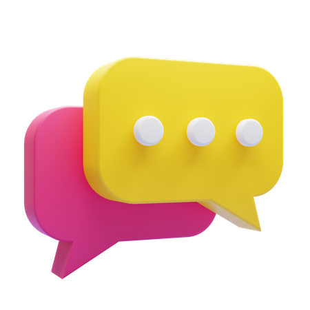 Bate-papo de negócios  3D Icon