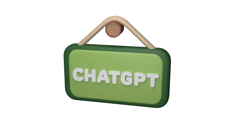 Bate-papo GPT  3D Icon