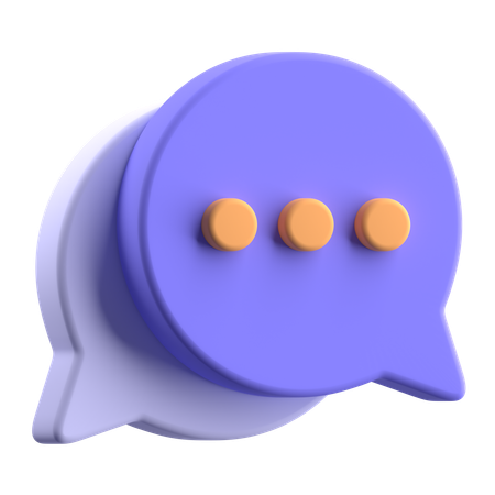 Bate-papos  3D Icon