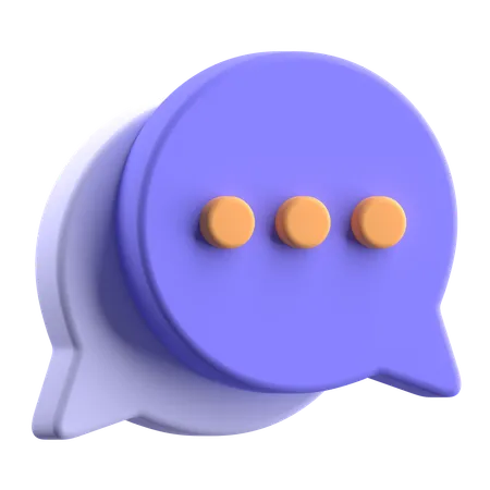 Bate-papos  3D Icon