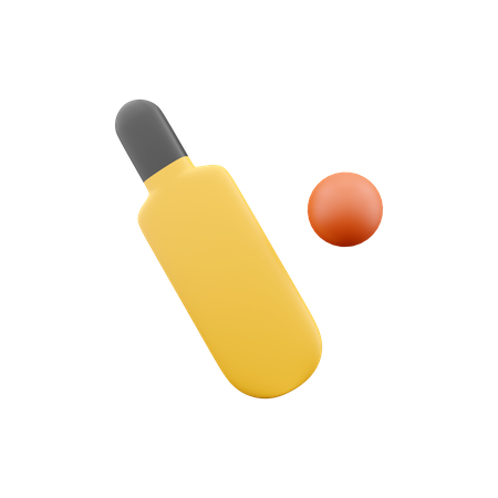 Bate y pelota  3D Icon