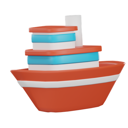 Bateau  3D Icon