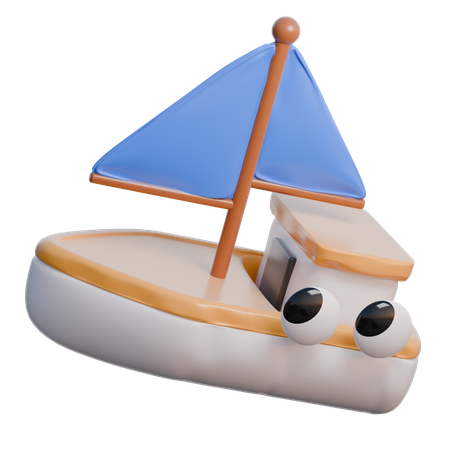 Bateau  3D Icon