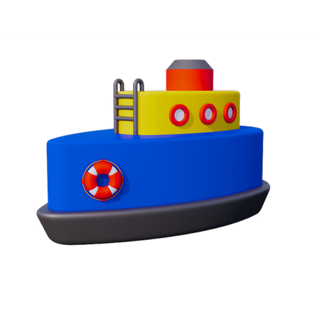 Bateau  3D Icon