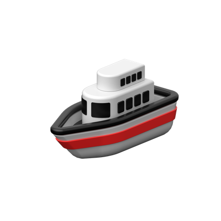 Bateau  3D Icon