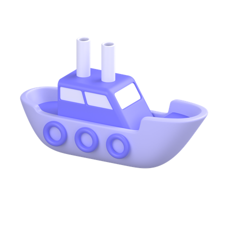 Bateau  3D Icon