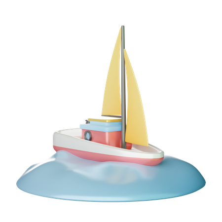 Bateau  3D Icon