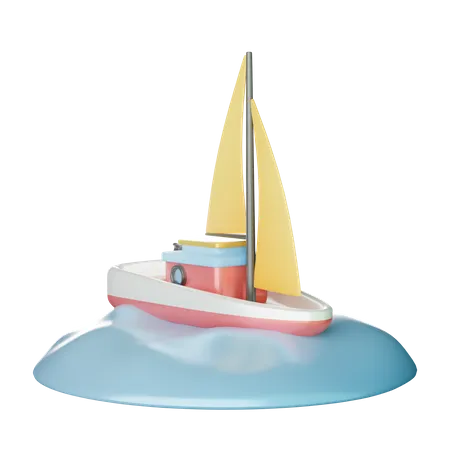 Bateau  3D Icon