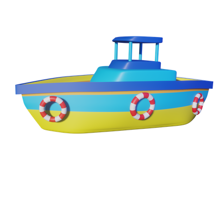 Bateau  3D Icon