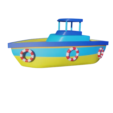 Bateau  3D Icon