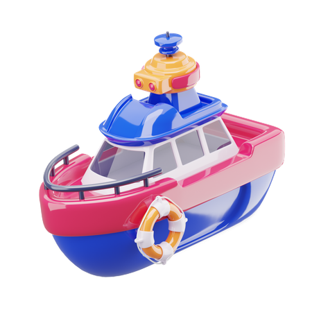 Jouets de bateau  3D Icon