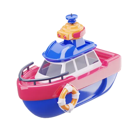 Jouets de bateau  3D Icon