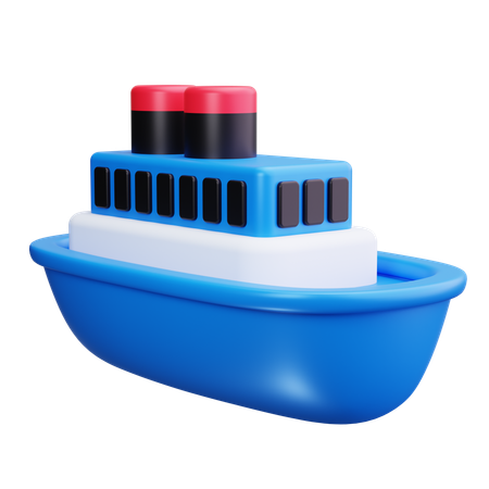 Bateau de croisière  3D Icon