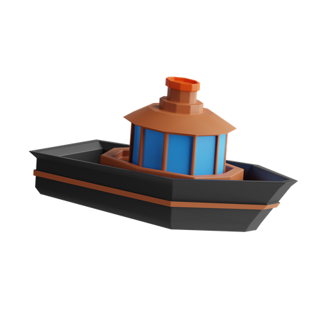 Bateau de pêche  3D Icon