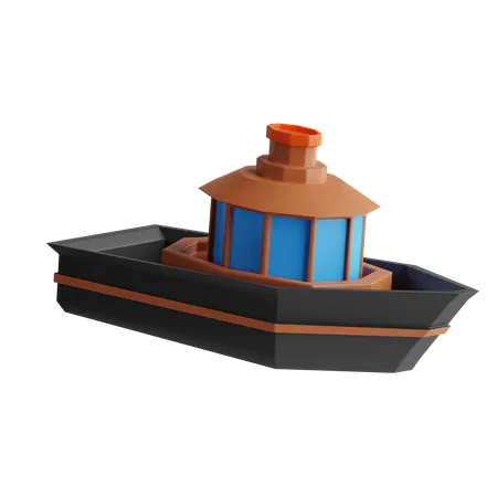 Bateau de pêche  3D Icon