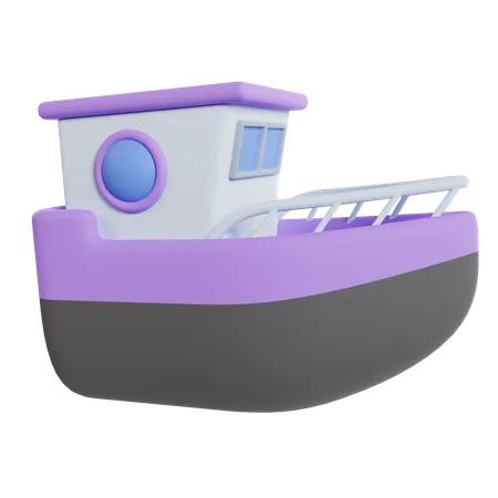 Bateau de pêche  3D Icon