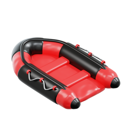 Bateau de sauvetage  3D Icon
