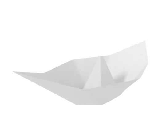 Bateau de papier  3D Icon