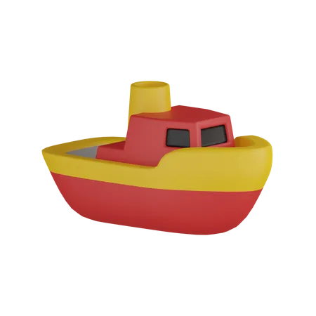 Bateau jouet  3D Icon