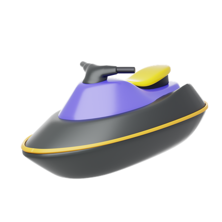 Bateaux violets  3D Icon