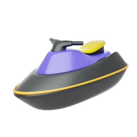 Bateaux violets  3D Icon