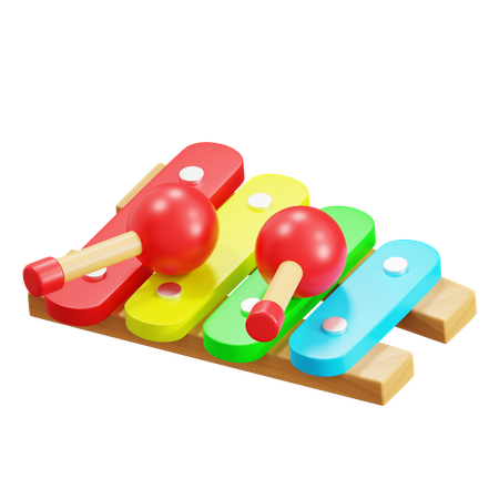Batendo brinquedo musical  3D Icon