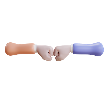 Bater o punho  3D Icon