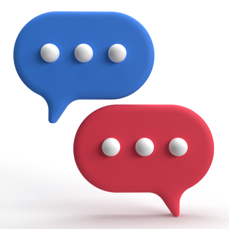 Bater papo  3D Icon