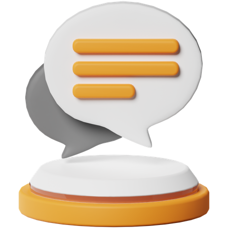 Bater papo  3D Icon