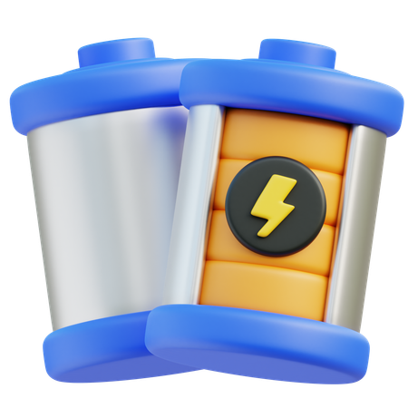 Bateria  3D Icon