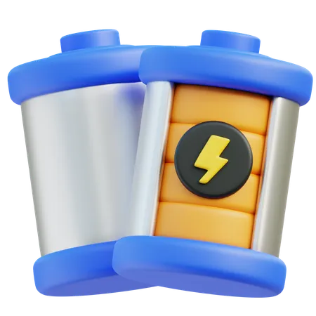 Bateria  3D Icon