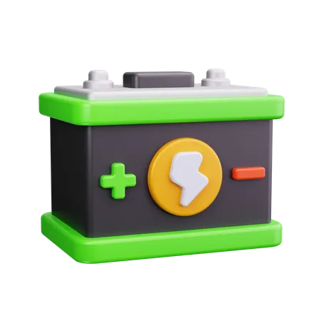Batería  3D Icon