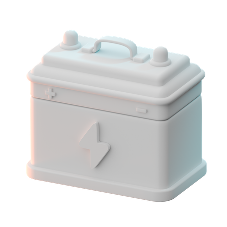 Bateria  3D Icon