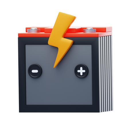 Bateria  3D Icon