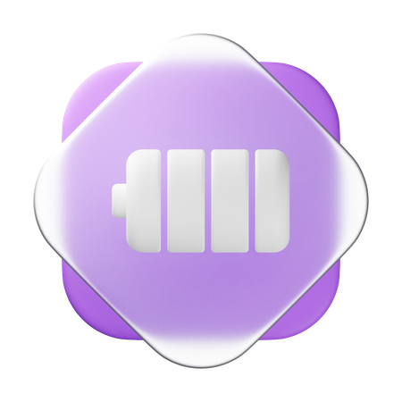 Bateria  3D Icon