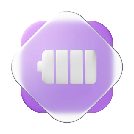 Bateria  3D Icon