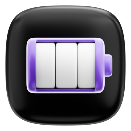 Batería  3D Icon