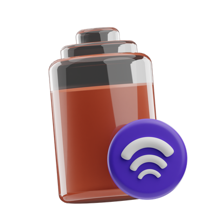 Bateria  3D Icon