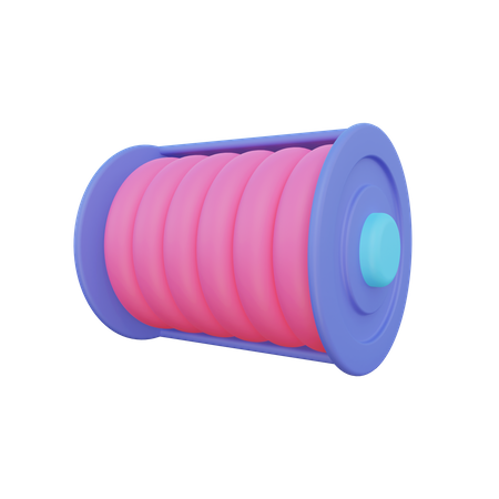 Bateria  3D Icon