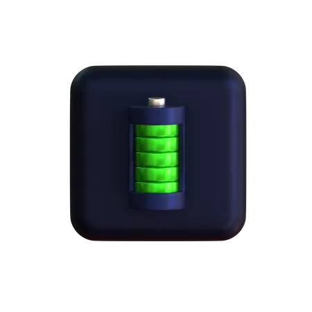 Bateria  3D Icon