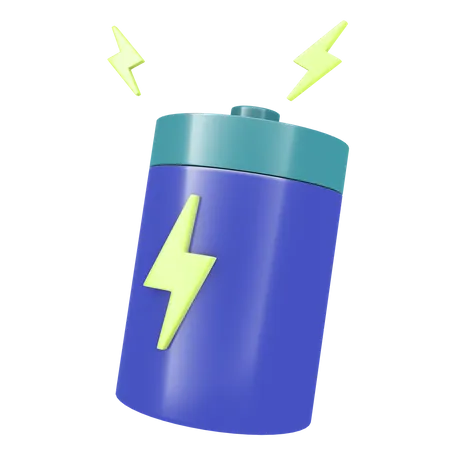 Bateria  3D Icon