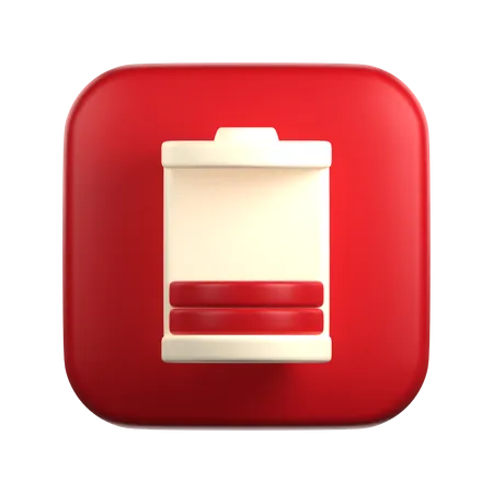 Bateria BAJA  3D Icon