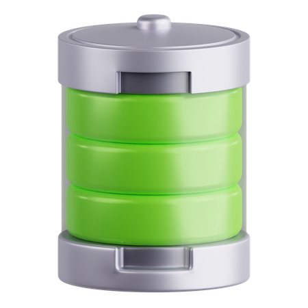 Bateria cheia  3D Icon