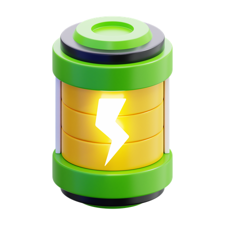 Bateria cheia  3D Icon