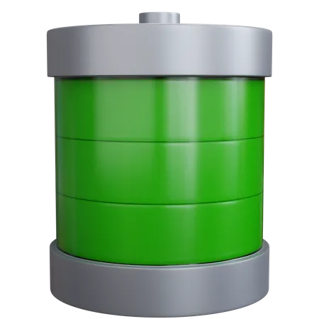 Bateria cheia  3D Icon