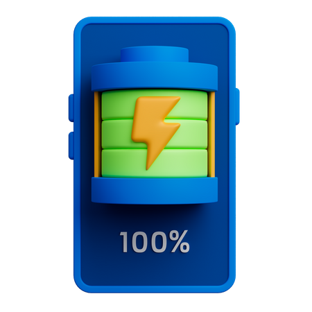 Bateria cheia  3D Icon