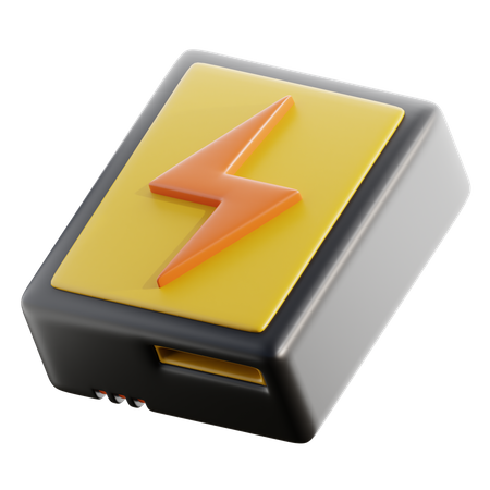 Bateria da câmera  3D Icon